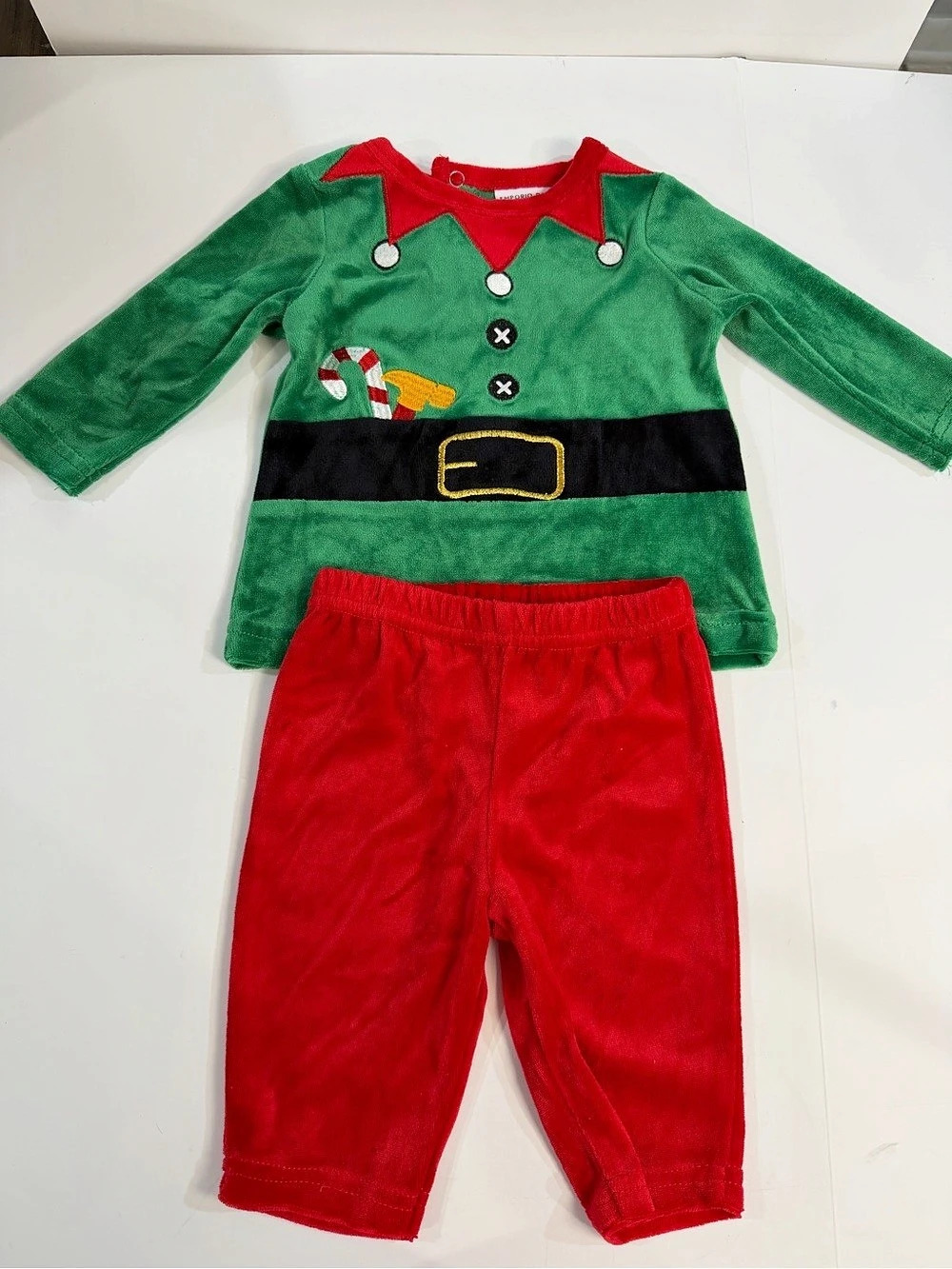 Emporio Baby Christmas Outfit Size 3M Like New